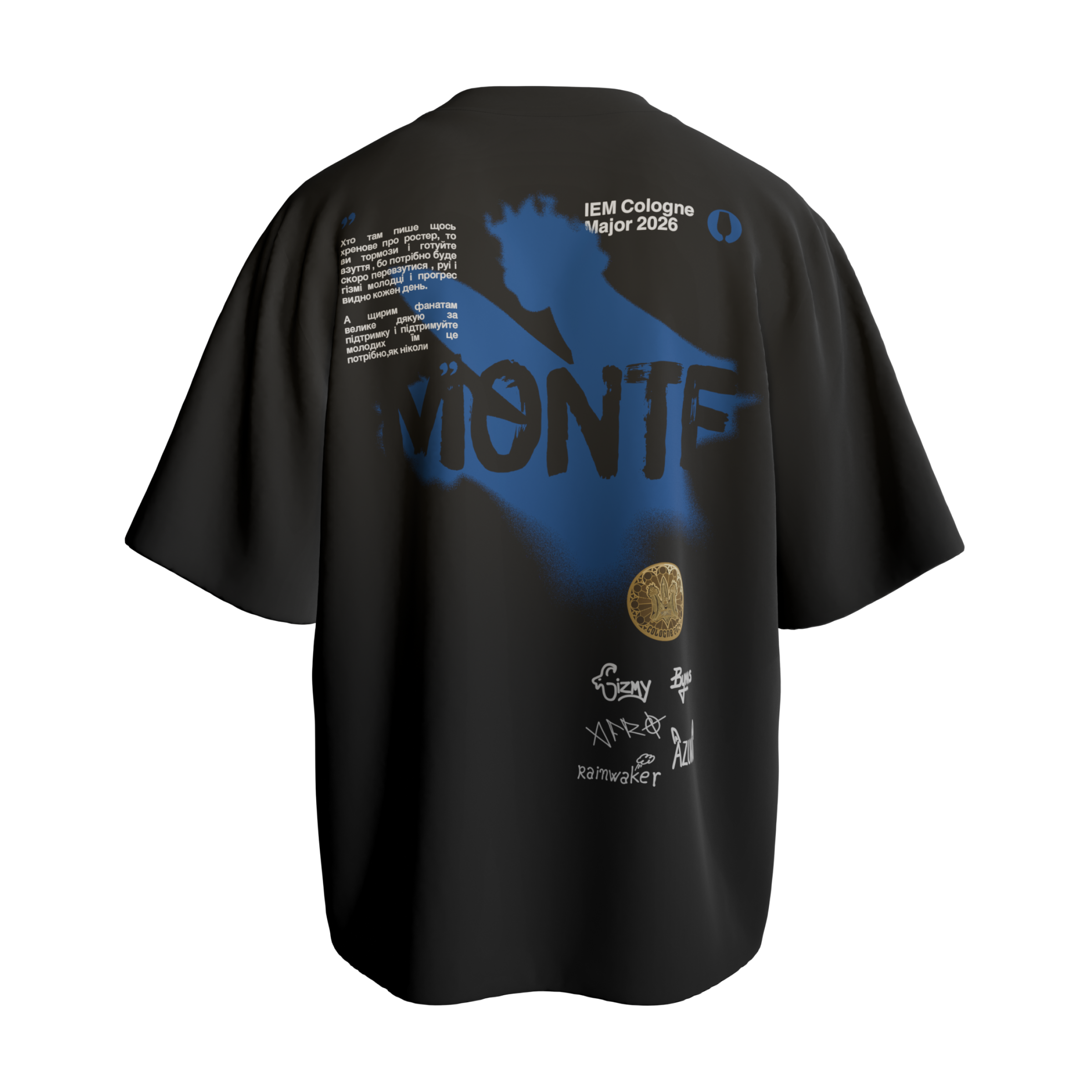 Monte Gang t-shirt | IEM Cologne 2026 edition